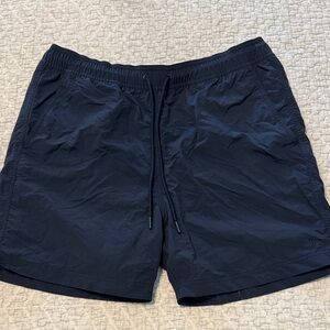 Todd Snyder Midnight Blue Elastic Waist Shorts